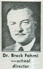 Dr. Brock Fahrni Dr. Brock Fahrni